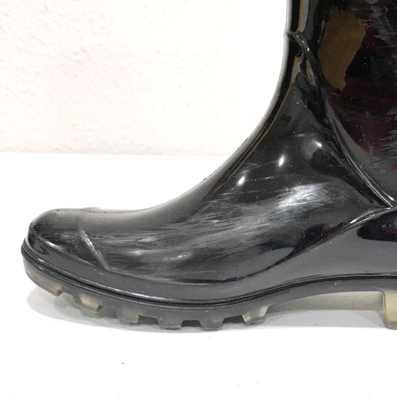 COACH Black Mid-Calf Waterproof Boots - Picture 13 of 16